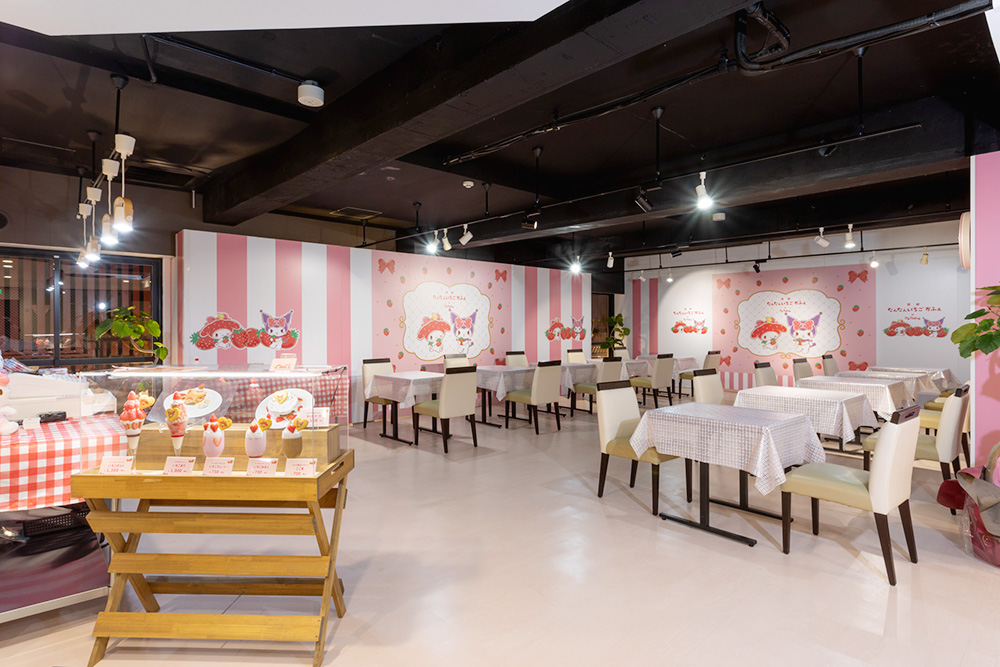たんたんいちごかふぇ店内